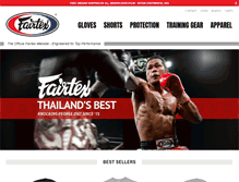 Tablet Screenshot of fairtex.com